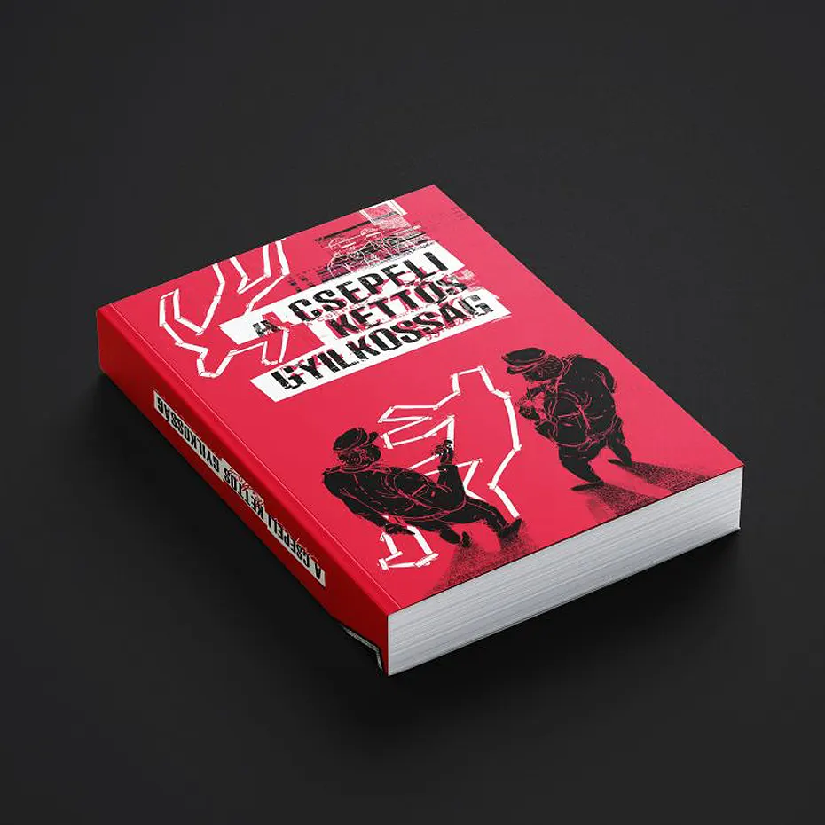 Schubert István A csepeli kettős gyilkosság című könyvének borítója.